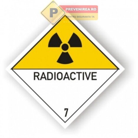 Etichete pentru radioactive